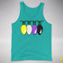 Nonbinary Pride Christmas Lights Premium Tank Top - Teal